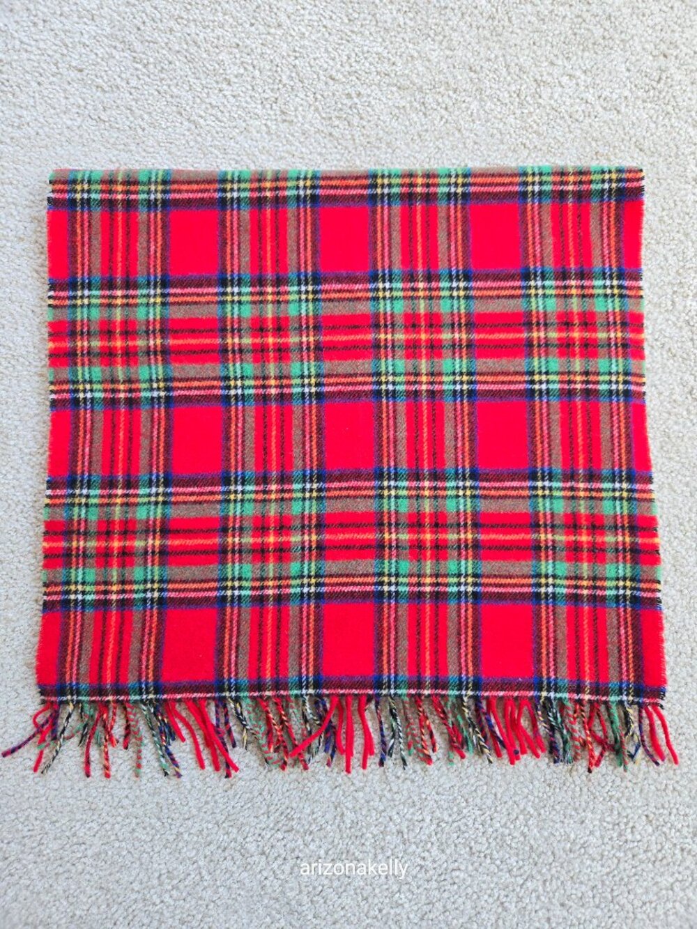 NWOT J. Crew Tartan Plaid Wool Blend Scarf - Picture 9 of 9